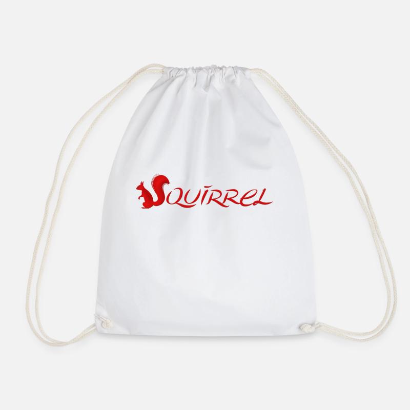 LORD SQUIRREL - Drawstring Bag - white