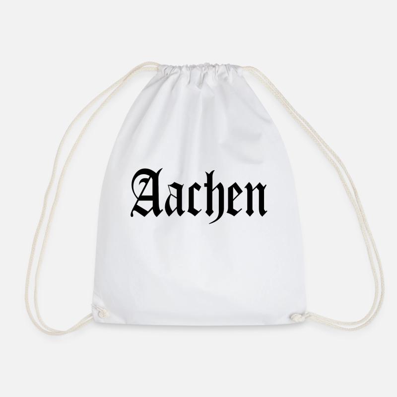 Aachen Aachener Stadt Geschenkidee - Turnbeutel - Weiß