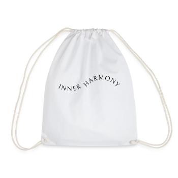 Inner Harmony - Drawstring Bag - white - Front