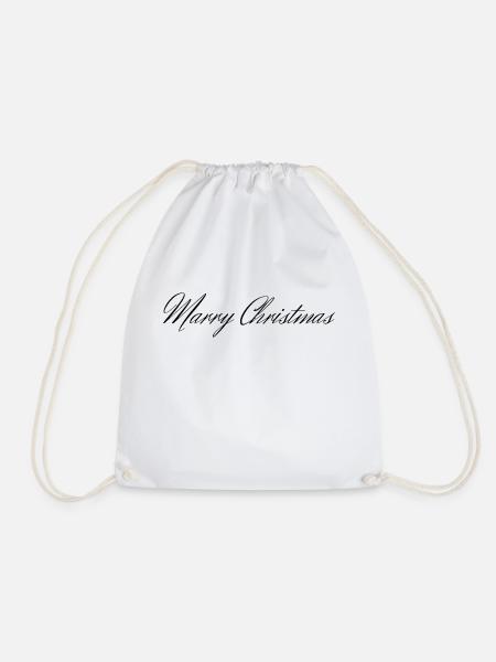 Marry Christmas - Turnbeutel - Weiß