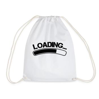 Loading - Drawstring Bag - white - Front