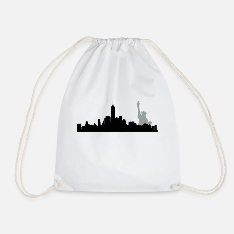 manhatten skyline - Turnbeutel - Weiß