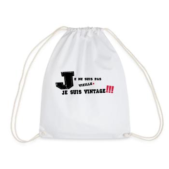 je ne suis pas vieille - Sac de sport léger - blanc - Devant