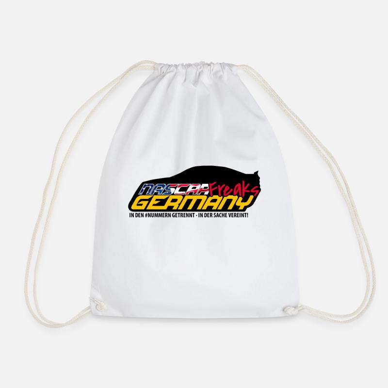 Nascar Freaks Germany - Turnbeutel - Weiß