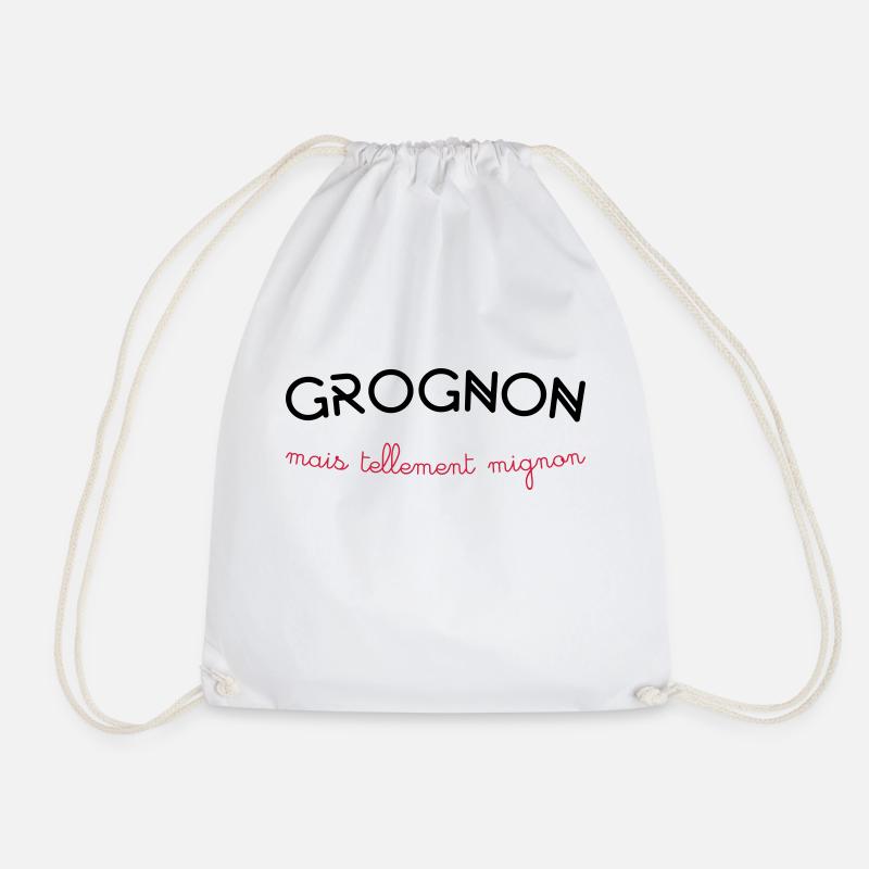 grognon - Sac de sport léger - blanc