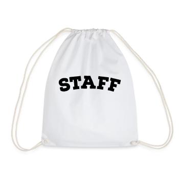 Staff - Turnbeutel - Weiß - Vorne