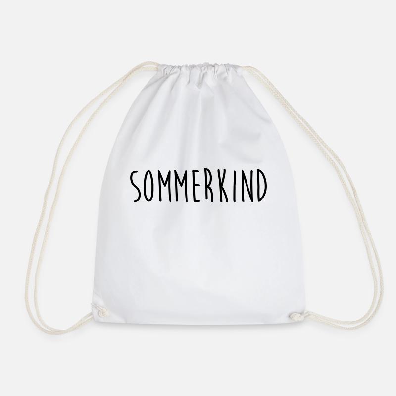 S0MMERKIND gym bag - Drawstring Bag - white