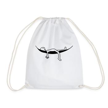 Sommeil de vacances confortable hamac - Sac de sport léger - blanc - Devant