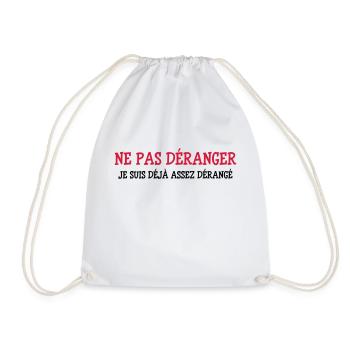 Ne pas Déranger ! - Sac de sport léger - blanc - Devant