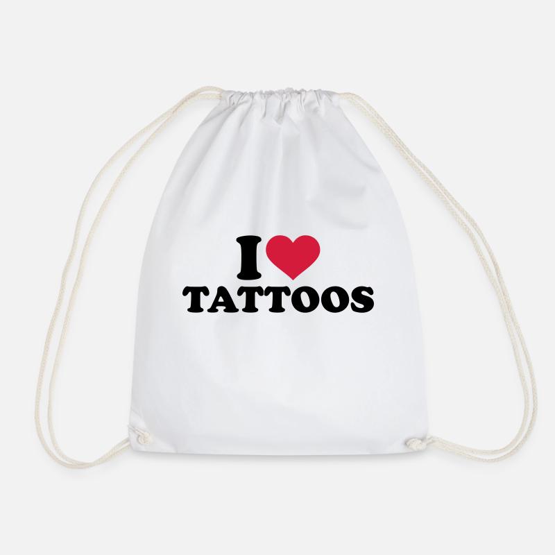 Tattoo - Turnbeutel - Weiß