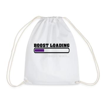 Boost Loading Please Wait - Turnbeutel - Weiß - Vorne