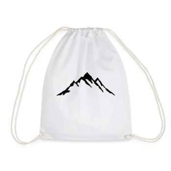 Montagne - Sac de sport léger - blanc - Devant