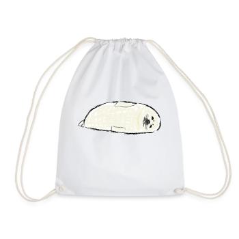 Robbenbaby / Babyseal Design III - Sac de sport léger - blanc - Devant