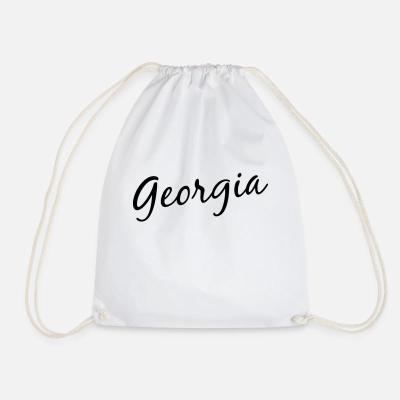 Georgia - Drawstring Bag - white