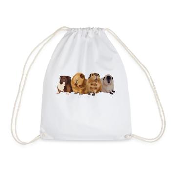 Produit conçu par le cochon d’Inde - Sac de sport léger - blanc - Devant