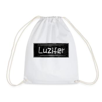 Lucifer devil - Drawstring Bag - white - Front