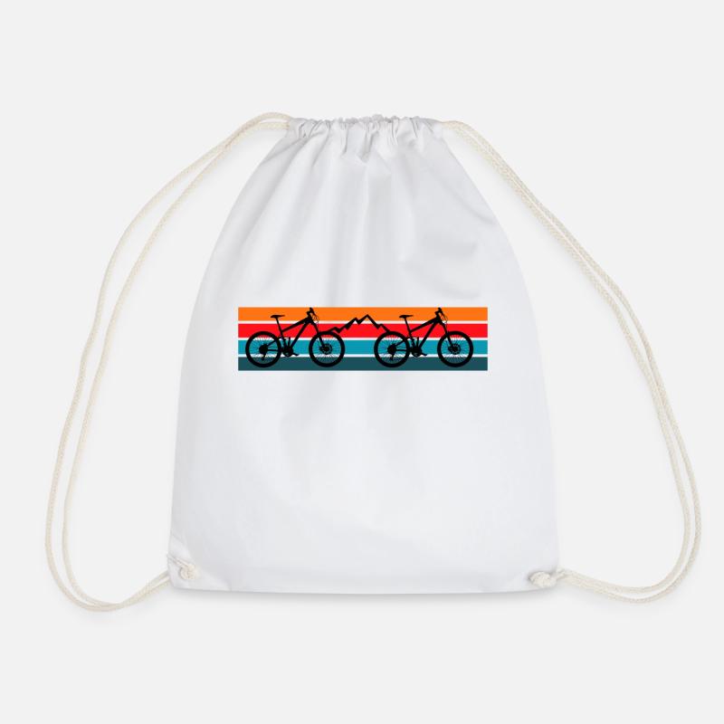 VTT VTT VTT VTT Rétro - Sac de sport léger - blanc