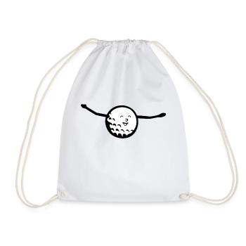 Golfeur heureux - Sac de sport léger - blanc - Devant