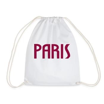Paris - Sac de sport léger - blanc - Devant