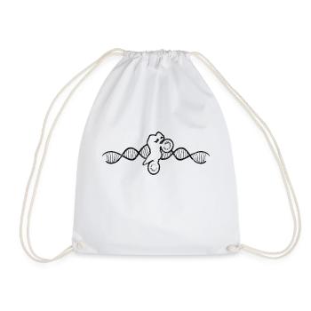 Moto Cyclomoteur MotoCycliste Motocross Cadeau - Sac de sport léger - blanc - Devant