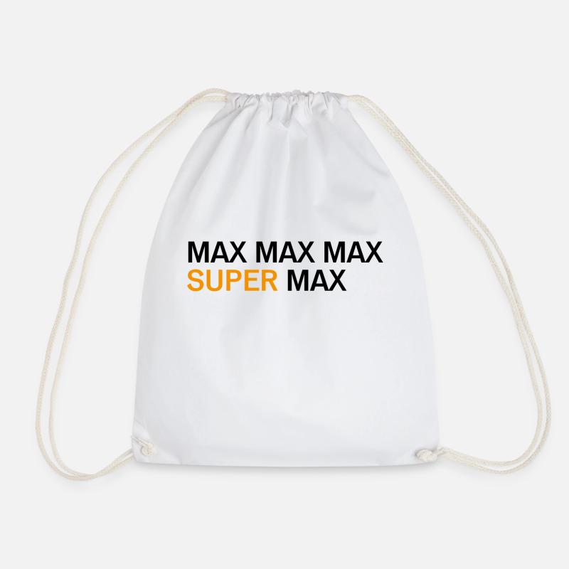 Max Max Max Super Max Fan Shirt - Turnbeutel - Weiß