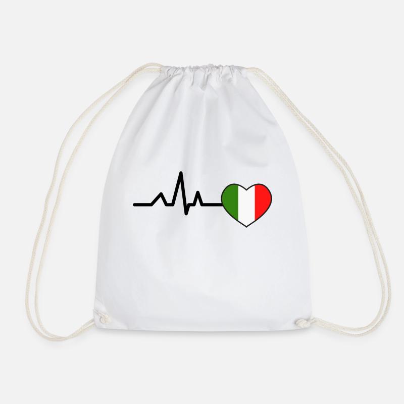 Italia - Turnbeutel - Weiß