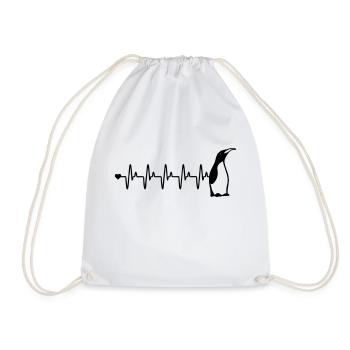 Amour pour Pingouin - Sac de sport léger - blanc - Devant