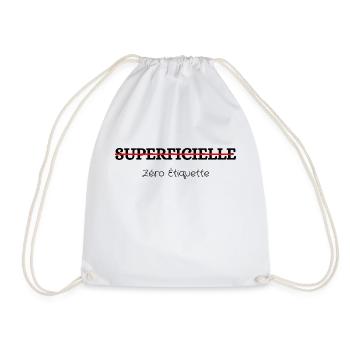 Zéro étiquette - Sac de sport léger - blanc - Devant
