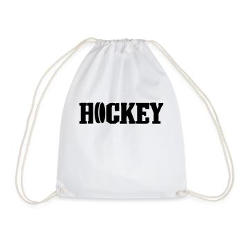 hockey - Turnbeutel - Weiß - Vorne