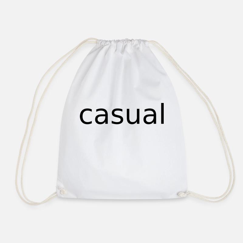 casual - Turnbeutel - Weiß