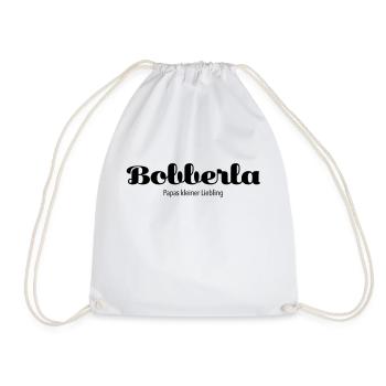 Bobberla Papas Liebling - Turnbeutel - Weiß - Vorne