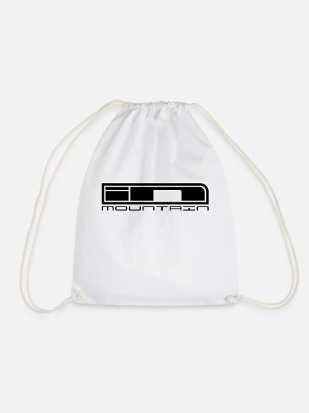 IN mountain 1 - Drawstring Bag - white