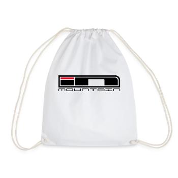 IN mountain 4 - Drawstring Bag - white - Front