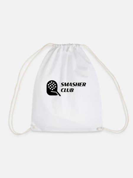 SmasherClub Print - Turnbeutel - Weiß