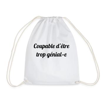 trop genial - Sac de sport léger - blanc - Devant