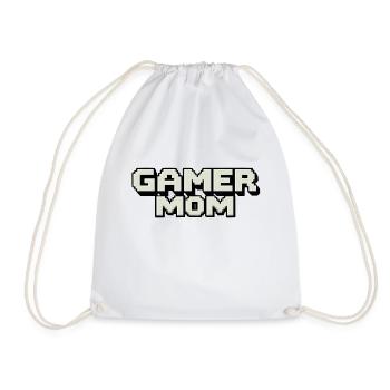 gamer mom - Turnbeutel - Weiß - Vorne