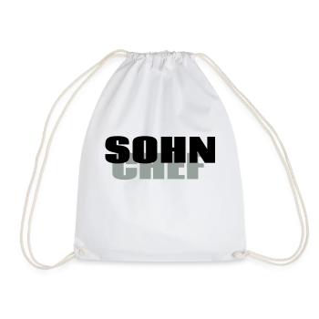 Sohn Chef - Turnbeutel - Weiß - Vorne