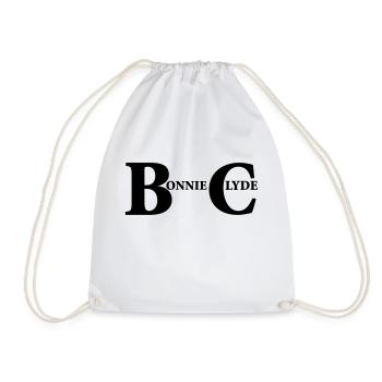 Bonnie Clyde - Turnbeutel - Weiß - Vorne