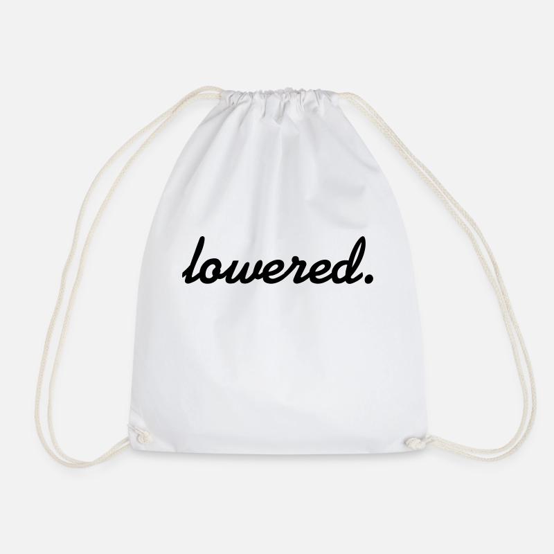 lowered. - Turnbeutel - Weiß