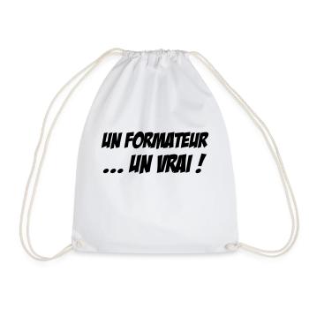 Formateur / Formatrice / Formation / Education - Sac de sport léger - blanc - Devant