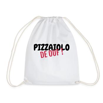 pizza / pizzaiolo / chef / italie / pizzaiola - Sac de sport léger - blanc - Devant