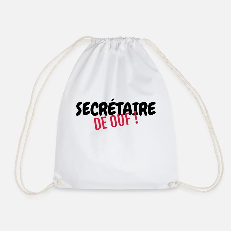 secrétaire / secrétariat / assistante / manager - Sac de sport léger - blanc