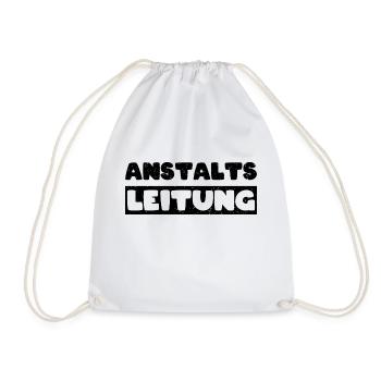 Anstaltsleitung - Turnbeutel - Weiß - Vorne