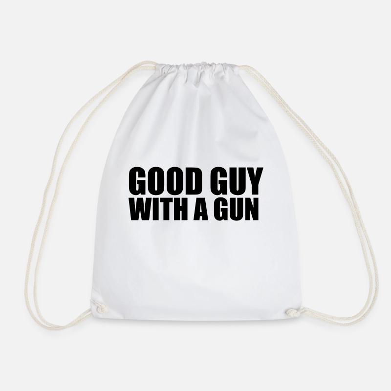 Good guy with A gun - Sac de sport léger - blanc