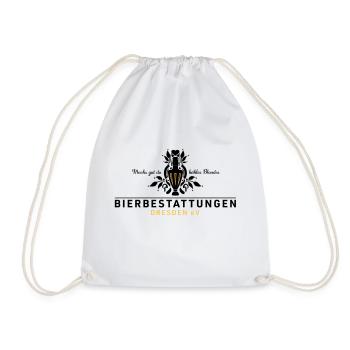 Bierbestattungen Dresden - Turnbeutel - Weiß - Vorne