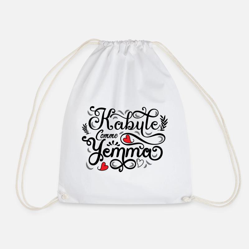 Kabyle comme yemma - Sac de sport léger - blanc
