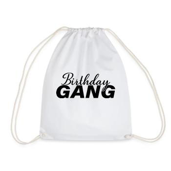 Geburtstag Gang Matching Gruppe Geburtstagsfeier Geschenk - Turnbeutel - Weiß - Vorne