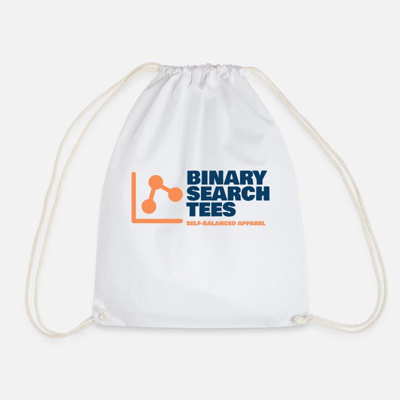 Binary Search Tees T-shirt - Sac de sport léger - blanc