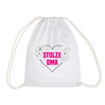 Stolze Oma - Turnbeutel - Weiß - Vorne