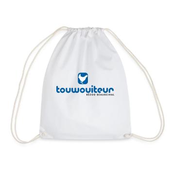 Touwouiteur - Drawstring Bag - white - Front